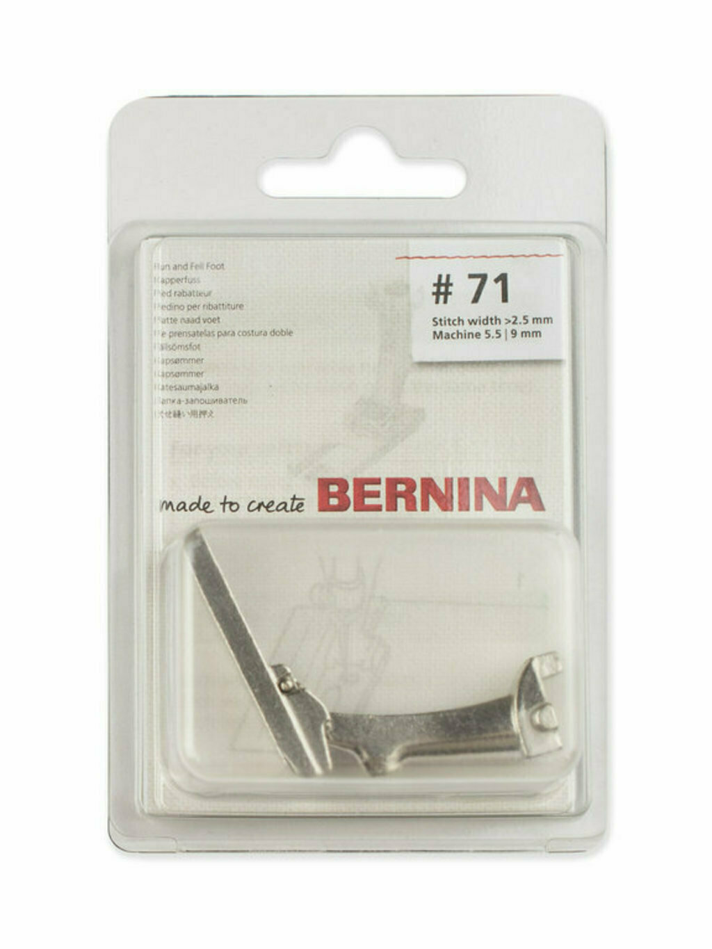 Лапка №71 запошиватель (8 мм) Bernina