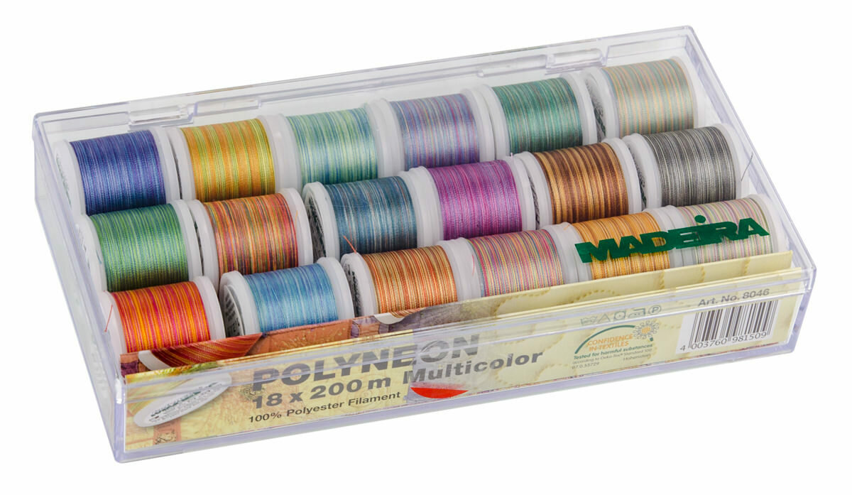 Набор ниток для вышивки Polyneon Multicolor MADEIRA