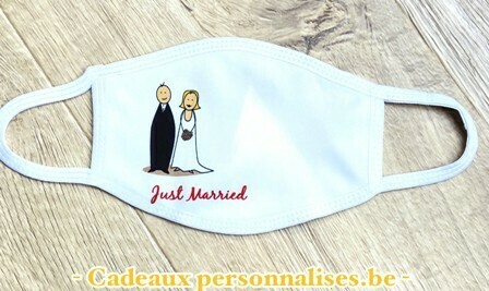 Masque de protection just married