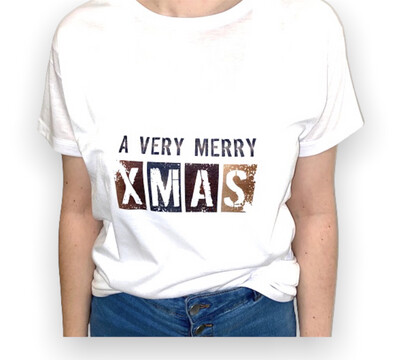 T-shirt personnalisé A very Merry Xmas