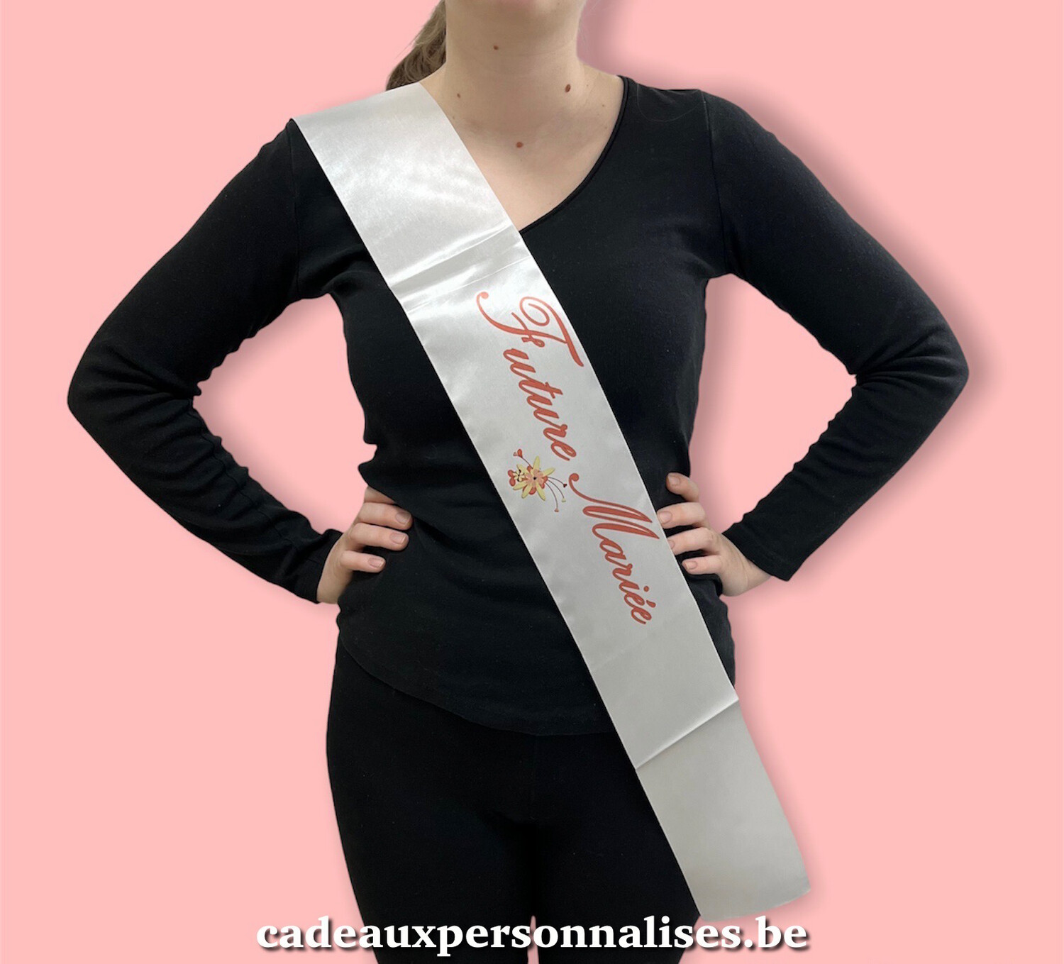 Echarpe Miss futur mariée personnalisée