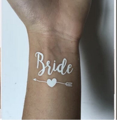 Tattoo éphémère Bride argenté