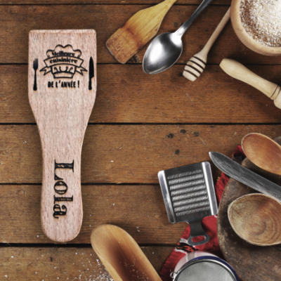 Petite spatule en bois personnalisée - la meilleure cuisinière