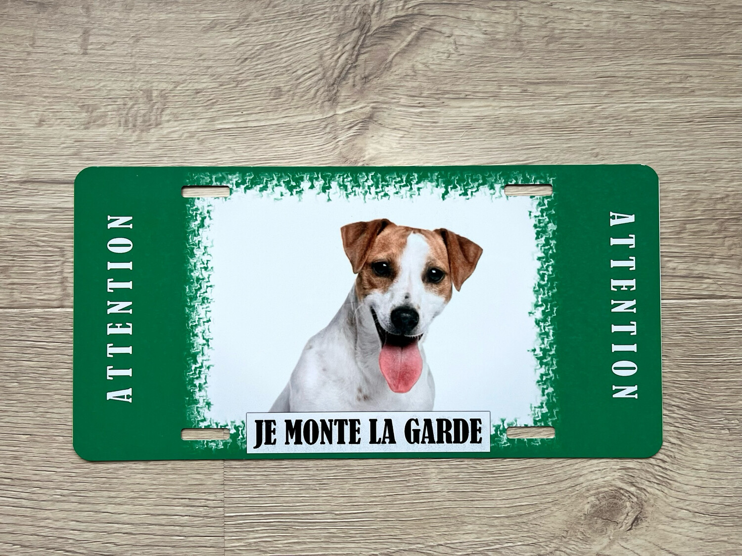 Plaque aluminium personnalisée avec votre animal