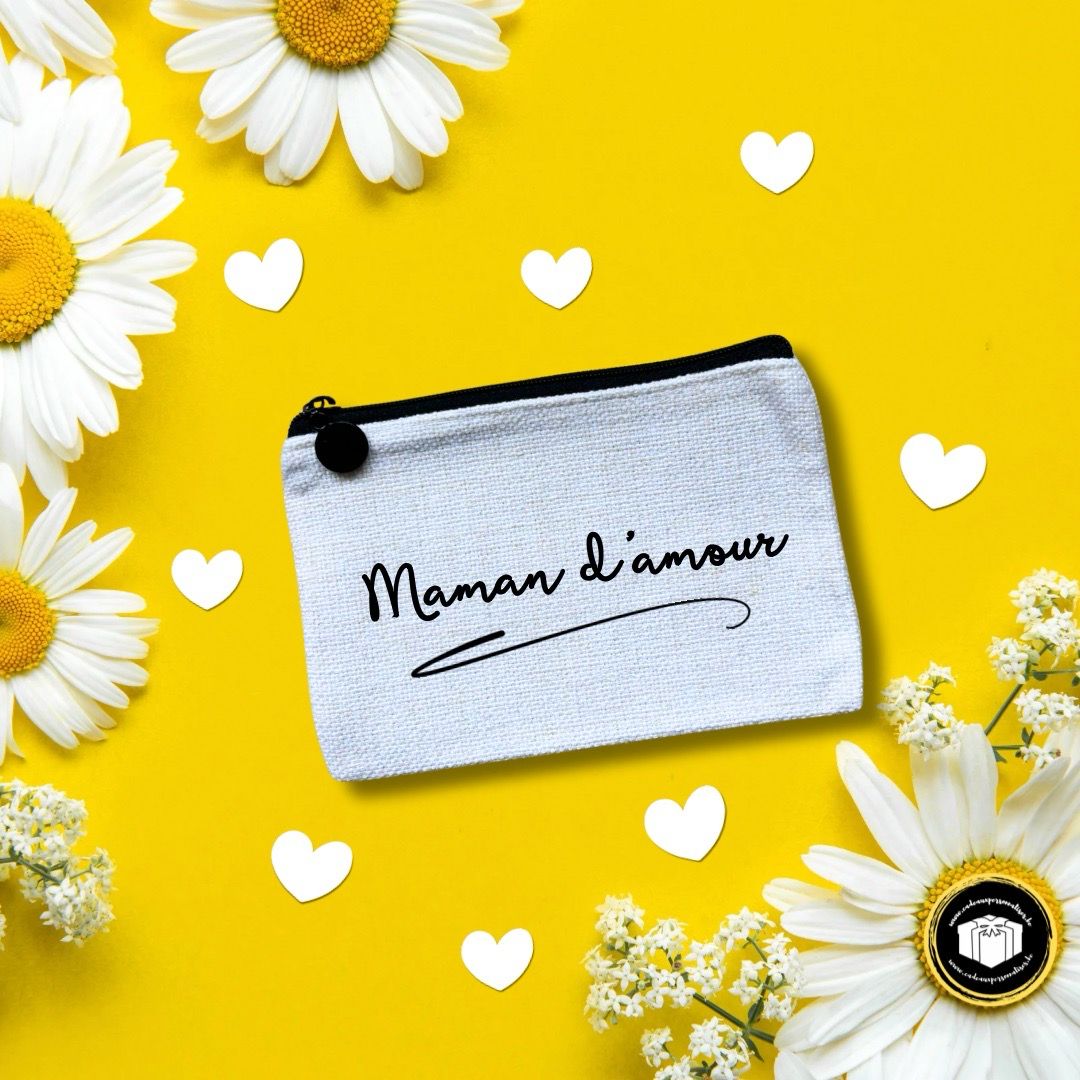Trousse maquillage personnalisée maman d&#39;amour