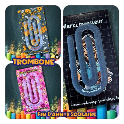 Trombone acrylique personnalisé