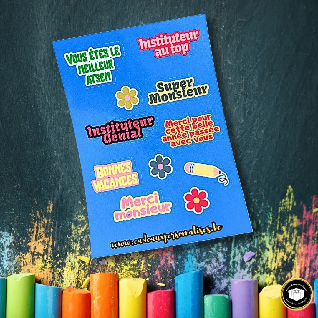 Stickers pour enseignant