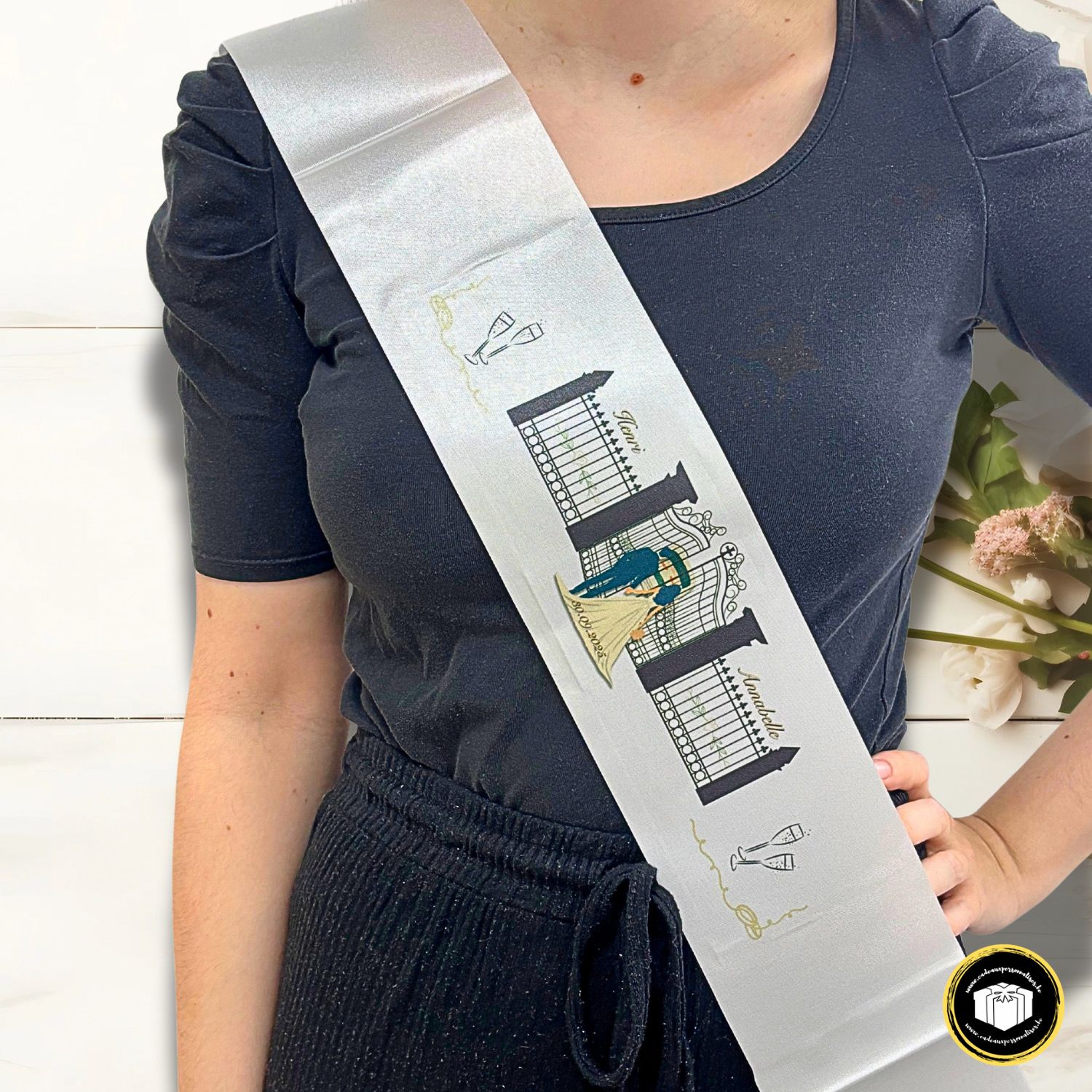 Echarpe de Miss mariage