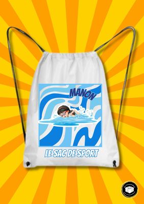 Sac de piscine personnalisé - fille