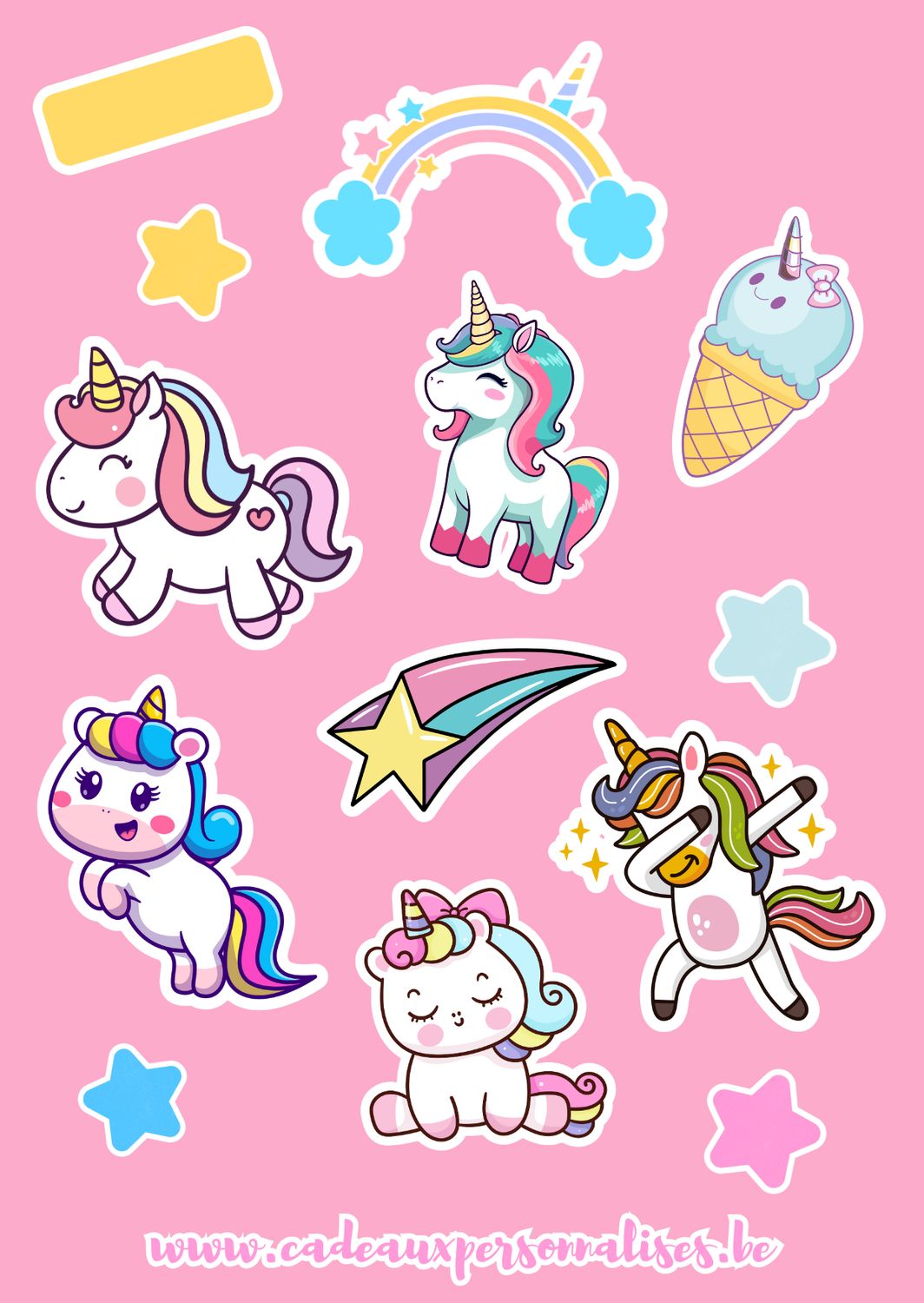Stickers licorne