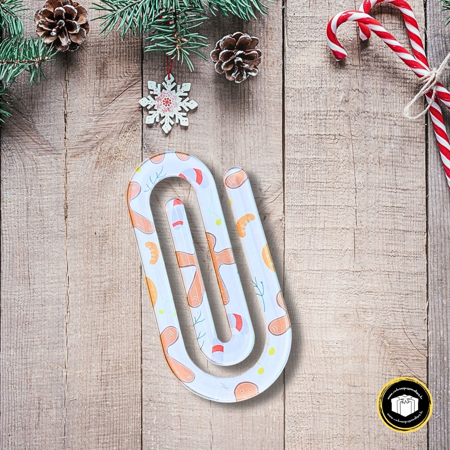 Trombone de Noël Personnalisable – Format XXL