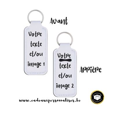 Porte-clés étui pour rouge à lèvres à personnaliser