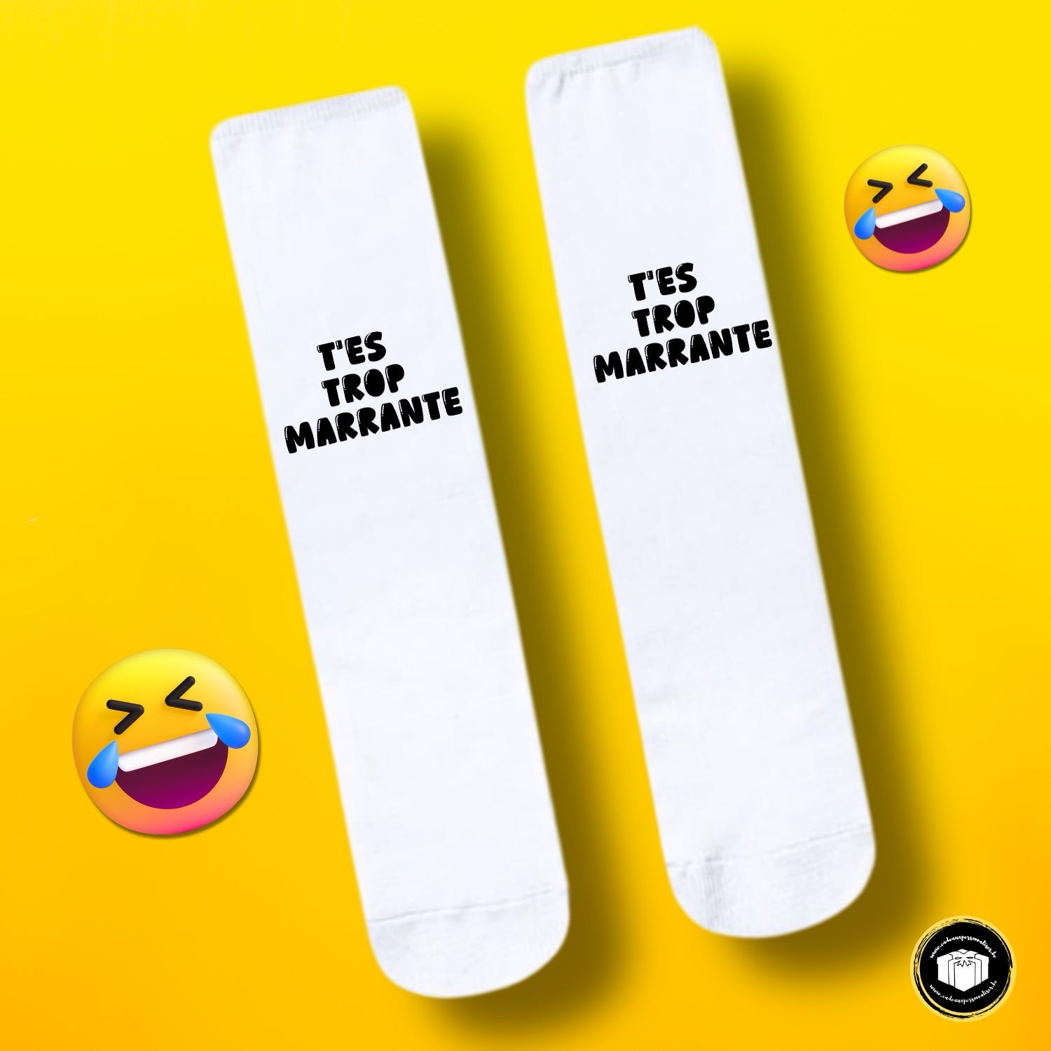 Chaussette t&#39;es trop marrante