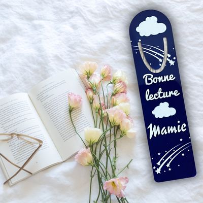 Marque page bonne lecture mamie