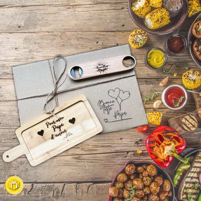 Coffret cadeau apéro - bonne fête papa