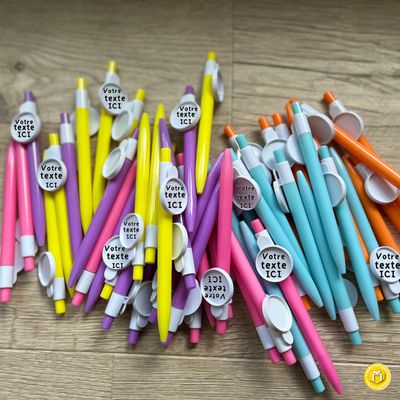 Stylo de couleurs à personnaliser