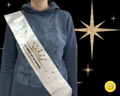 Echarpe Miss la reine de la soirée