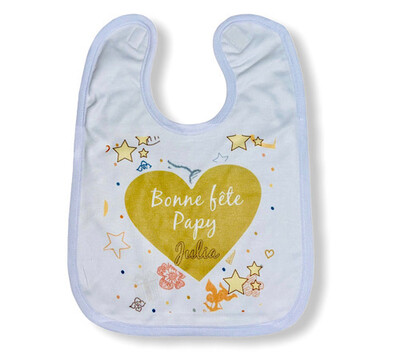 Bavoir personnalisé un cadeau pour les petits