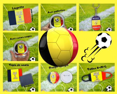 Nos cadeaux personnalisés sur le thème du Football