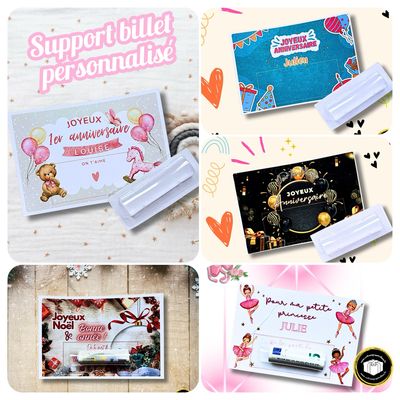 Support  billet plastifié