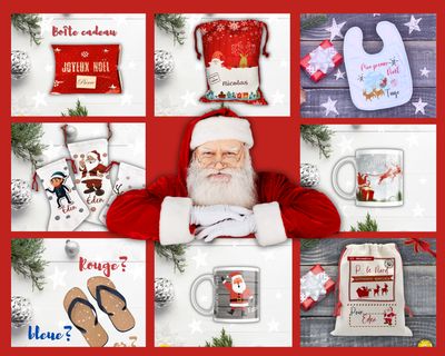 Découvrez nos cadeaux personnalisés pour la fête de Noël