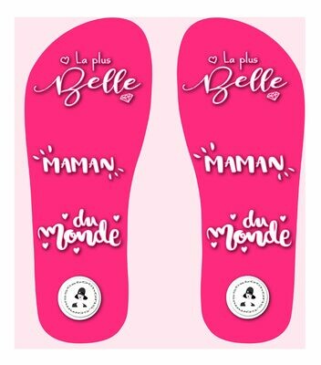 Tong personnalisée pour les mamans