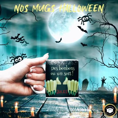 Idées de cadeaux personnalisés Halloween – idées originales pour enfants et adultes.