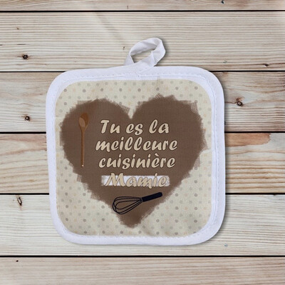 Manique de cuisine le cadeau à personnlaliser