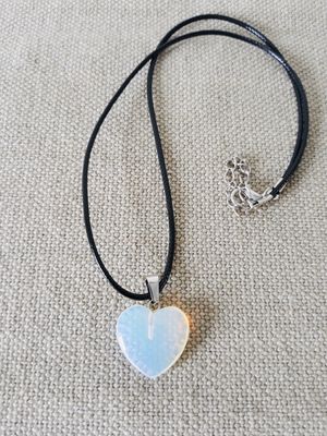 Pendentif cœur quartz