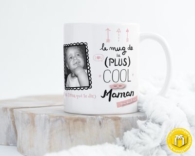 Mug personnalisé la plus cool maman