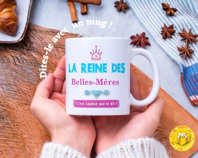 Mug personnalisé la reine des belles-mères