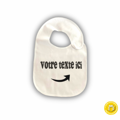 Bavoir à personnaliser