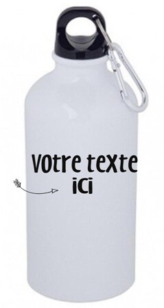 Gourde à personnaliser avec votre texte