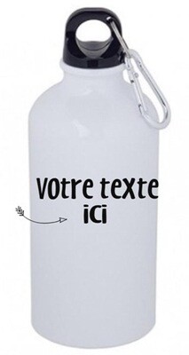 Gourde à personnaliser avec votre texte