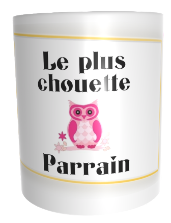 Mug personnalisé le plus chouette parrain