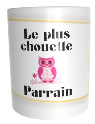 Mug personnalisé le plus chouette parrain