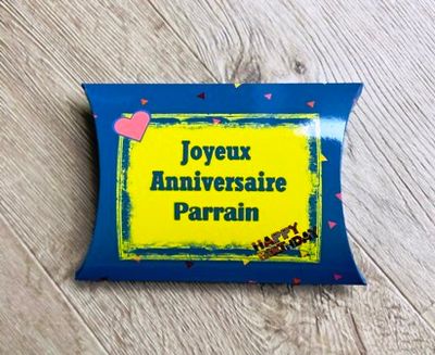 Boîte cadeau joyeux anniversaire