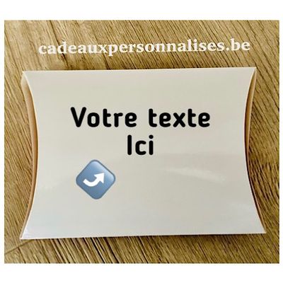 Boîte cadeau à personnaliser