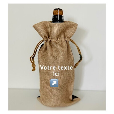 Sac bouteille à personnaliser