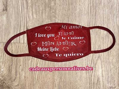 Masque de protection saint-valentin Masque de protection saint-valentin