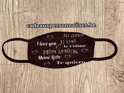 Masque de protection saint-valentin