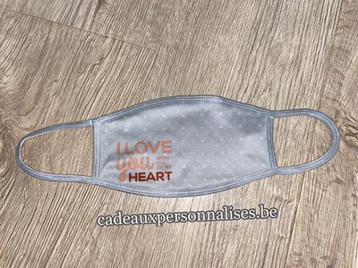 Masque de protection I love you Masque de protection I love you