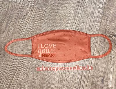 Masque de protection I love you