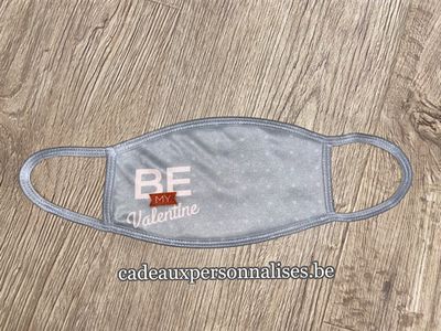 Masque de protection be my valentine Masque de protection be my valentine