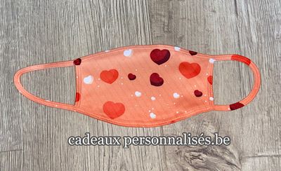 Masque de protection avec coeurs Masque de protection avec coeurs