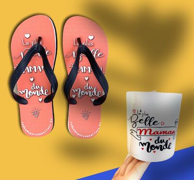 Coffret duo la plus belle maman du monde Coffret cadeau la plus belle maman du monde