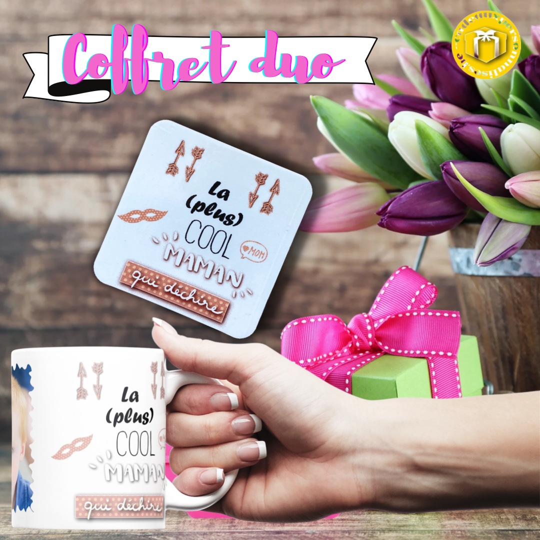 Coffret cadeau la plus cool maman du monde