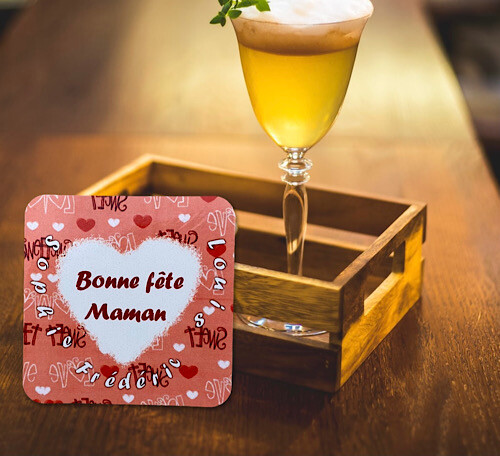 Dessous de verres bonne fête maman