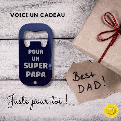 Décapsuleur en inox pour un super papa