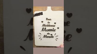 Planche en bois pour la meilleure mamie du monde